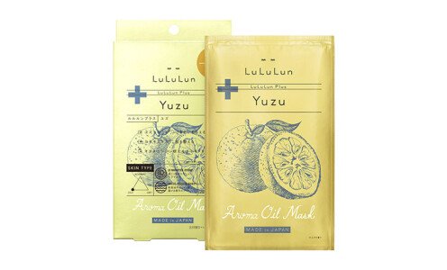 LULULUN Plus Yuzu — маски для лица с ароматом и экстрактом юдзу, 5 шт.