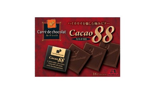 MORINAGA Carre de chocolat Cacao 88 — горький шоколад