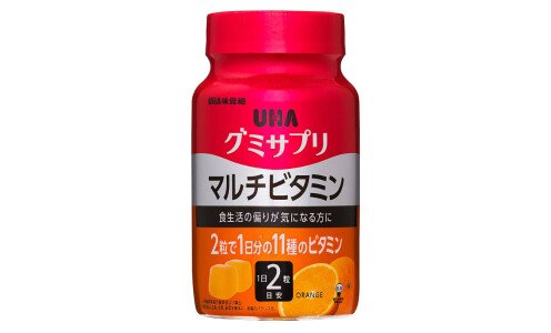UHA Gummy Supple Multivitamin — жевательные мультивитамины, со вкусом грейпфрута (на 30 дней)