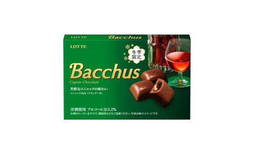LOTTE Bacchus — шоколадные конфеты с коньяком