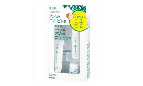 KRACIE Hadabisei Acne Care Set — мини набор