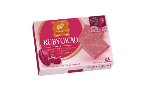 MORINAGA Carre de Chocolat Ruby Cacao — рубиновый шоколад