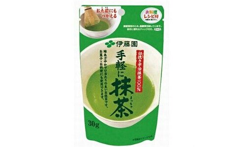 ITOEN Tegaru ni Matcha — пудровый чай маття.