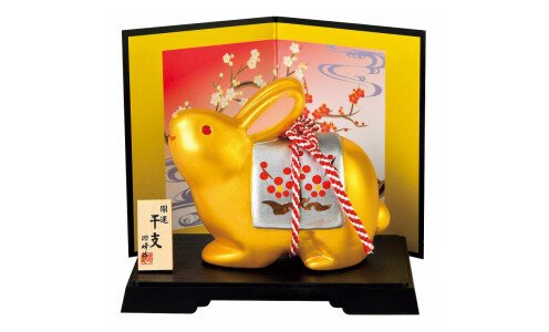 SETO TOGEISHA Big Rabbit (2023 Symbol of Year Figurine) — символ года 2023 большой золотой кролик 