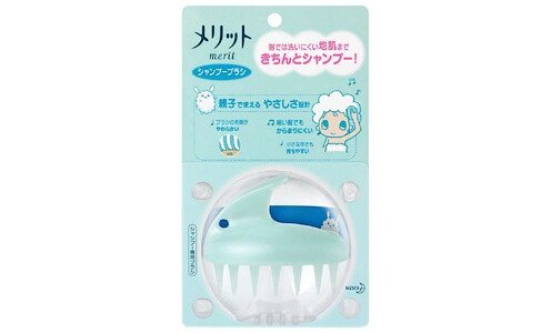 KAO Merit Shampoo Brush — щётка для массажа головы во время мытья волос.