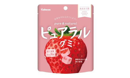 KABAYA Pureral Gummy — фруктовый мармелад со вкусом ананасной клубники