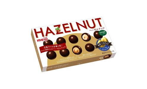 MEIJI Hazelnut Chocolate — фундук в горьком шоколаде