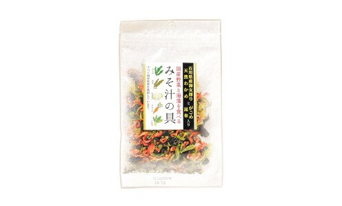 TSUBOKAWA Misoshiru no Gu — сухая смесь овощей и водорослей для мисо-супа