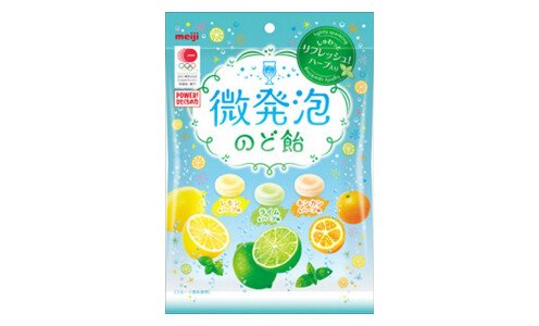 MEIJI Sparkling Candy — шипучие леденцы с травами и фруктовым соком