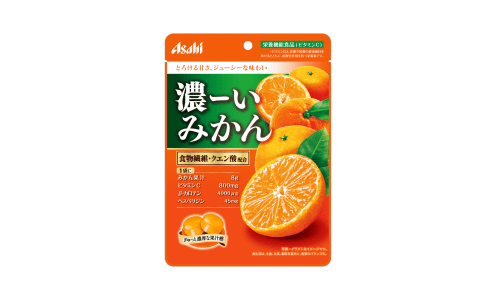 ASAHI Koi Mikan — мандариновые леденцы