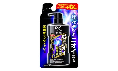 ROHTO De Ou Medicated Body Wash — гель для душа, сменный блок, 420 мл