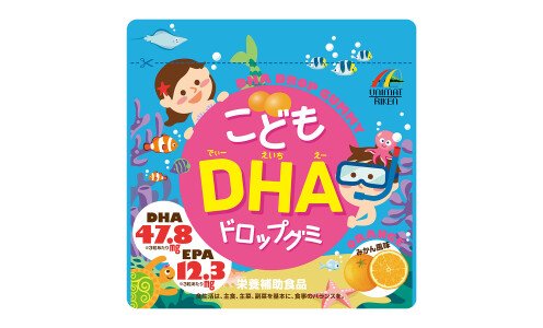 UNIMAT RIKEN Kids DHA Drop Gummy — детский мармелад от 3 лет с омега-кислотами