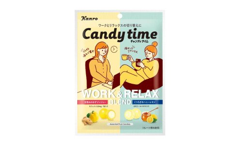KANRO Candytime Work&Relax Blend — леденцы для переключения активности