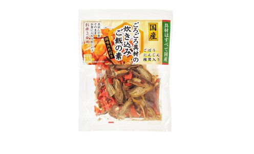 KANENISHIKI Takikomi Rice Mix — смесь кореньев и грибов для варки риса