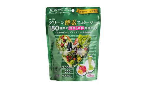 VEGIE Green Beauty Smoothie — диетический смузи из аодзиру с коллагеном и плацентой