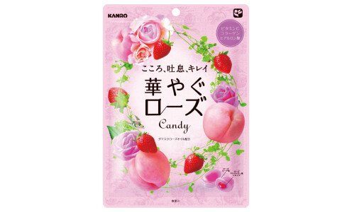 KANRO Hanayagu Rose — леденцы с коллагеном и гиалуроновой кислотой
