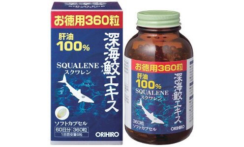 ORIHIRO Squalene  —  сквален,  360 капсул