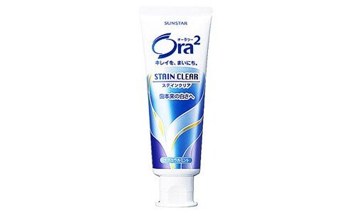 SUNSTAR Ora2 Stain Clear natural mint — лечебно-профилактическая зубная паста со вкусом натуральной мяты