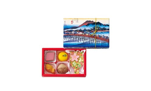 GONCHAROFF Kanmigaro Wagashi 307 — “Киото. Большой мост Сандзе”, шоколадные конфеты со вкусами японских десертов