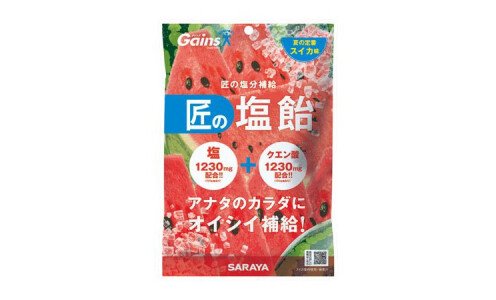 SARAYA Takumi no Shio Ame — арбузные леденцы для восстановления солевого баланса
