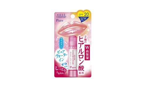 KOSÉ Cosmeport Hyaluron acid — бальзам для губ с двумя типами гиалуроновой кислоты.