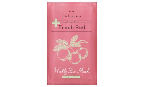 LULULUN Plus Fresh Red — маски для лица с витаминами, 1 шт.