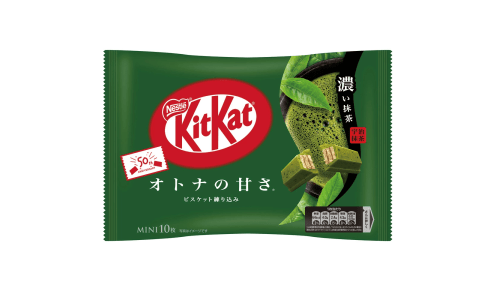 NESTLE Kit Kat matcha — вафли с зеленым чаем