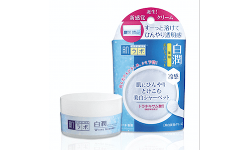 HADA LABO Shirojun White Sherbet — охлаждающий осветляющий крем