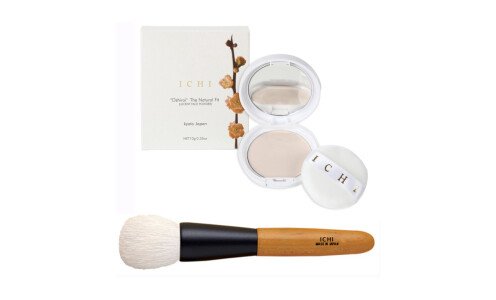 ICHI Powder& Brush Set — дуэт компактной пудры и кисти