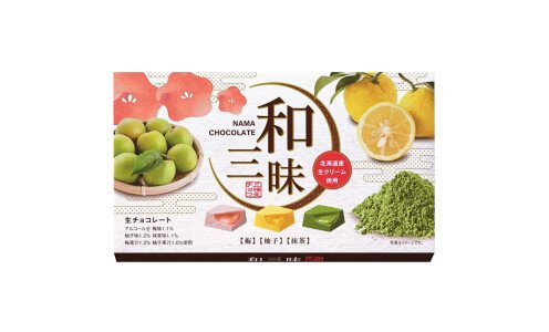 HAMADA Three Tastes of Japan  —  свежий тающий шоколад с 3 вкусами