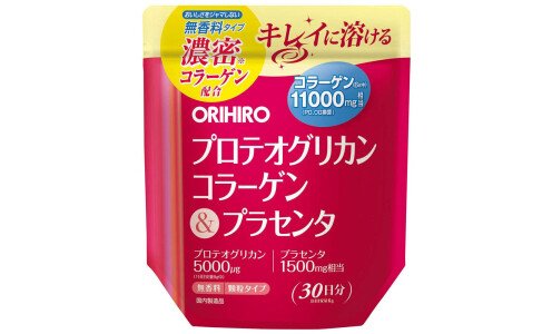 ORIHIRO Proteoglycan Collagen & Placenta  — коллаген с протеогликаном и плацентой,  180 г.
