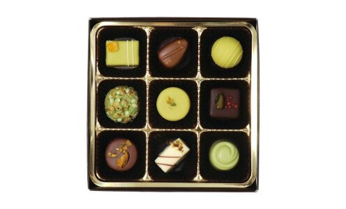 PISTA × PISTA Pistachio Chocolate — шоколадные конфеты с фисташками