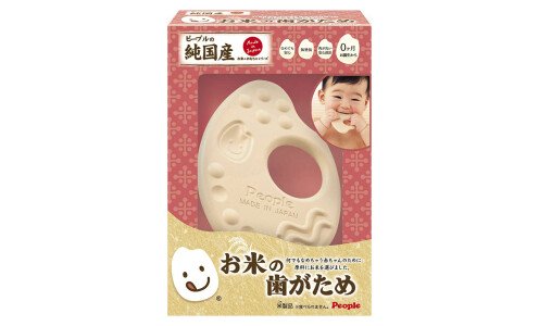 PEOPLE Rice Teething Plate — прорезыватель для зубов из натурального материала