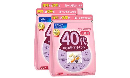 FANCL витаминно-минеральный комплекс для возраста 40+ (женский), набор из 3 упаковок
