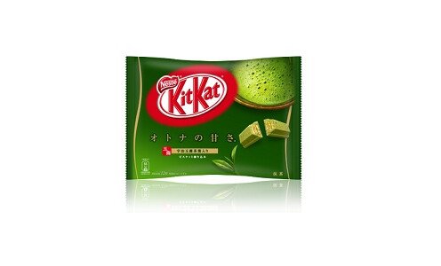 NESTLE Kit Kat matcha — вафли с зеленым чаем
