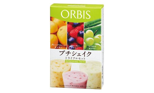 ORBIS Petit Shake Refreshing Taste — диетический коктейль с освежающим вкусом, ассорти