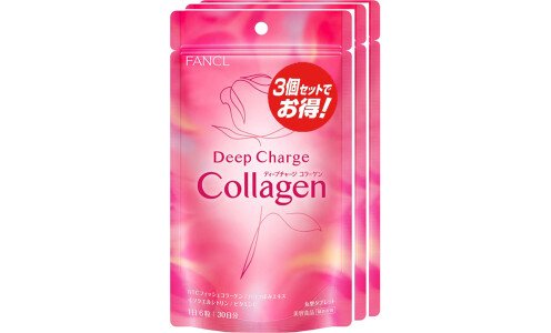 FANCL Deep Charge Collagen, Pack of 3 — коллаген в таблетках, набор из 3 упаковок