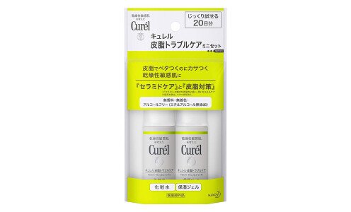KAO Curel Trouble Care — мини-набор серии для проблемной жирной кожи.