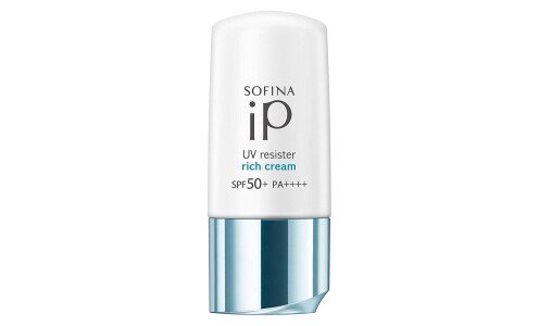 KAO Sofina ip UV Resister Rich Cream SPF 50+ PA++++ — увлажняющий санскрин