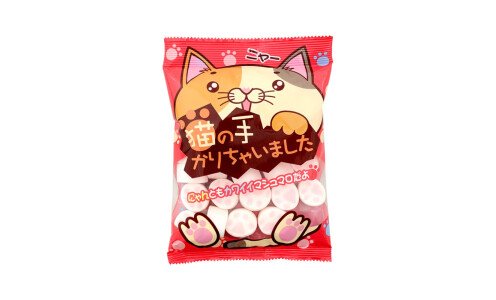 YAOKIN Cat`s Paw Marshmallow — маршмеллоу в виде кошачьих лапок