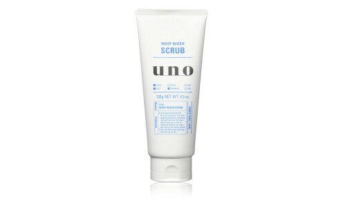SHISEIDO UNO Whip Wash (Scrub) — пенка для умывания со скрабом