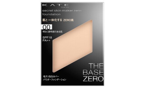 KATE Secret Skin Maker Zero (Pact) — компактная пудра, сменный блок