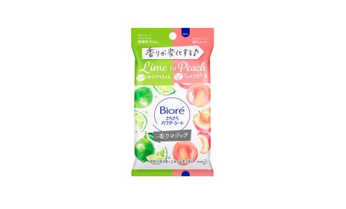 BIORE Sarasara Powder Sheet Kaori Magic — дезодорирующие салфетки для тела