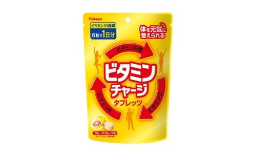 KABAYA Vitamin Charge Tablets — сладкое драже с витаминами