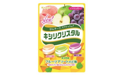 XYLICRYSTAL Fruits Assort — фруктовые леденцы без сахара с холодком