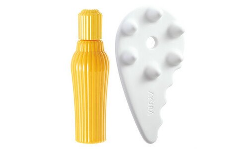 AYURA Bicassa Head Trial Set — набор из серума и массажной плитки для головы