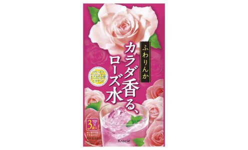 KRACIE Karada Kaoru Rose Water — напиток из розы с коллагеном и гиалуроновой кислотой