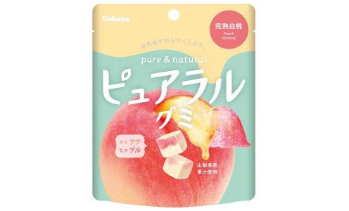 KABAYA Pureral Gummy — фруктовый мармелад со вкусом спелого персика