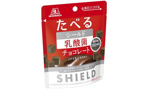 MORINAGA Shield "Съедобный щит" — шоколад с лактобактериями для иммунитета