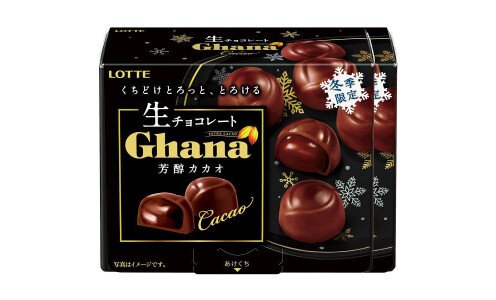 LOTTE Ghana Nama Chocolate Houjun Cacao — сезонный живой шоколад